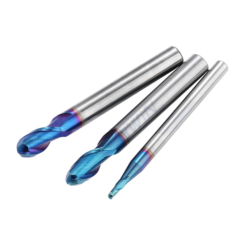 BWIN Suppliers 1.5mm 1.5 Ball Nose End Mill Bit CNC Endmill Ballnose Fresa Tungsteno