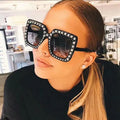 Top Sale Shining Sunglasses Women Fashion Big Frame Ladies New Style Mirror Sun Glasses Factory Wholesale
