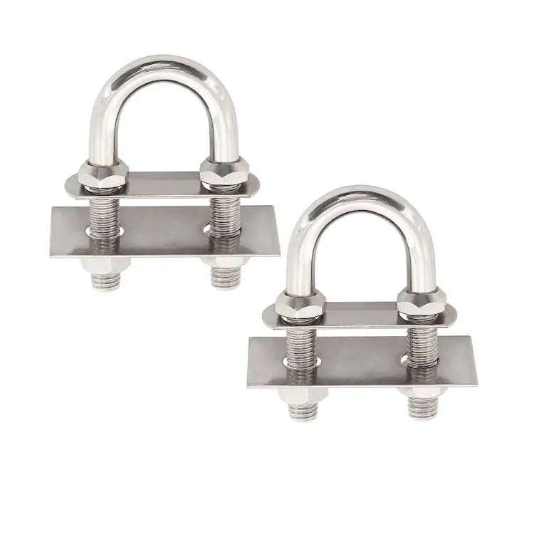DIN ASME Standard Factory Wholesale Stainless Steel SUS304 SUS316 U Shape Bolt Pipe Clamp