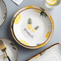 Nordic Ceramic Tableware Plate Creative Cute Dish Plate Personality Home Ceramic Plate