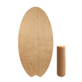 Extra-Large Eco-Friendly Birch Slant Board Natural Budget-Friendly Balance Board