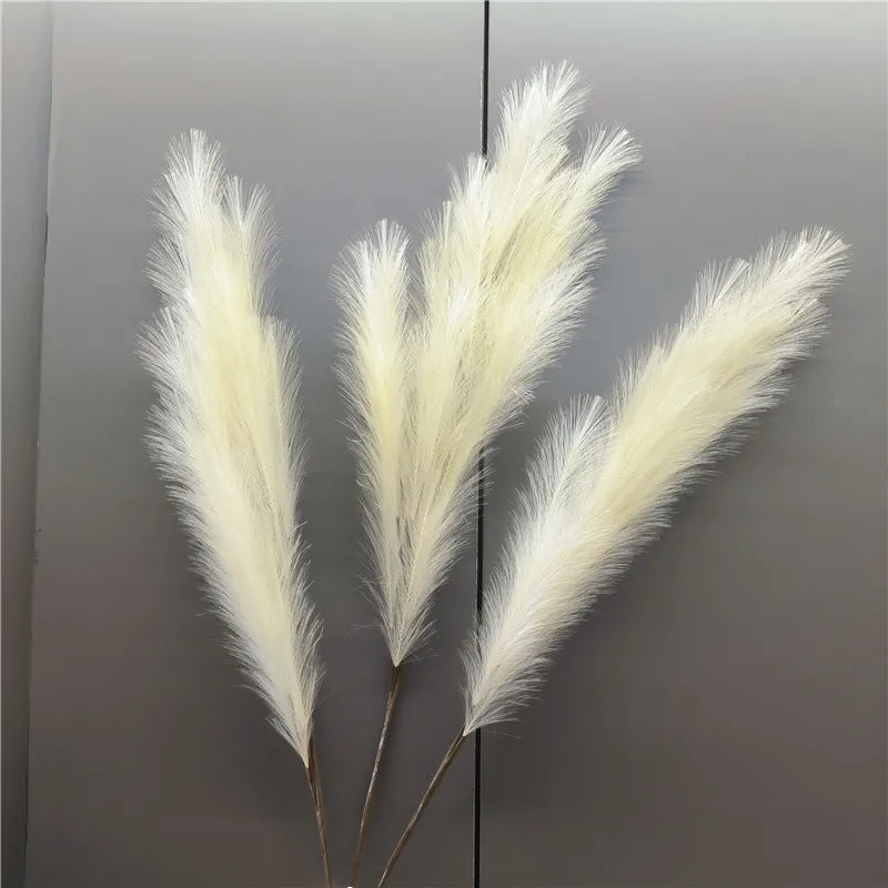 Cheap Price Sale Promotion Stock Fake Silk Pompas Grass Flowers Ins Home Boho Wedding Decor Large Faux Artificial Pampas Grass