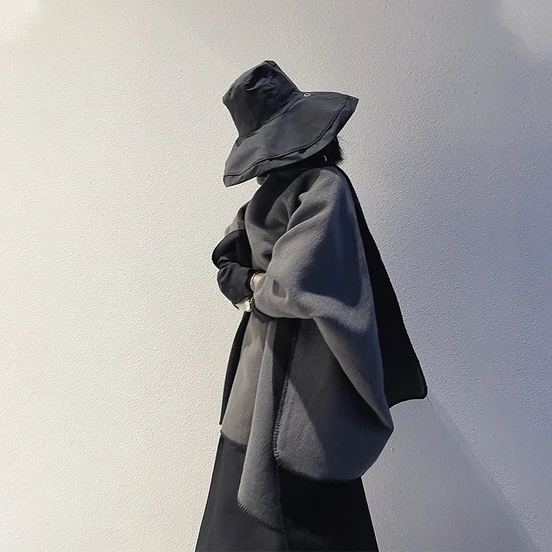 Women's Travel Warm Imitation Cashmere Cloak Oversized Cloak Retro Scarf Ethnic Scarves Shawls