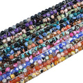 Cheap Price Assorted Colors Agate Beads Strand 10mm Round Natural Fire Agate Stone Beads for Jewelry Making