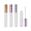 Custom Diamond Bulk Purple Sparkly Screen Printed Plastic Lip Gloss Tubes Rose Gold Lipstick Containers Packaging Empty Lipgloss