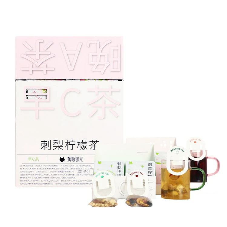Vitamin Supplement Morning C and Evening a Tea Skin Whitening and Beauty Health Tea for Women