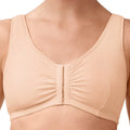 Women Wholesale Wide Strap Front Closure Soft Mastectomy Leisure Plus Size Bra With Breast Pocket