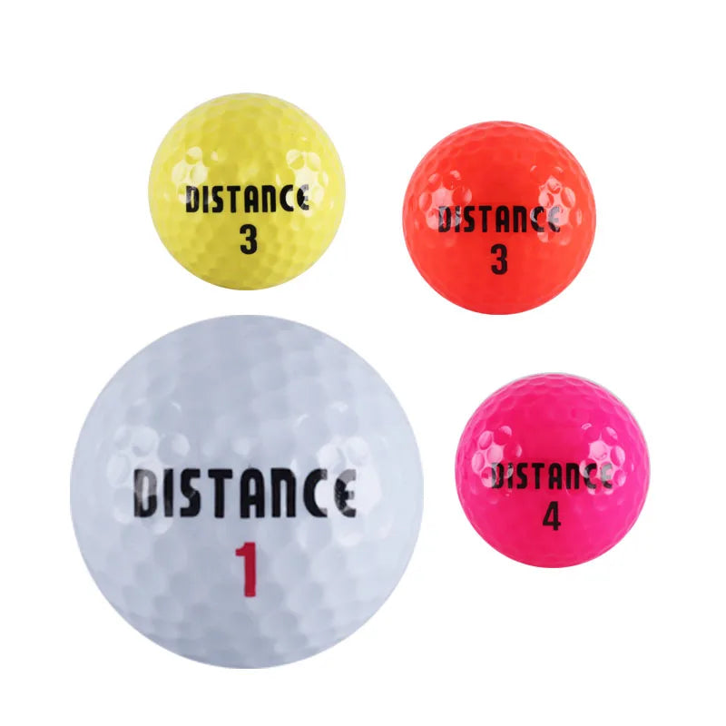 Wholesale Distance 2 Layer Golf Driving Range Ball Dupont Surlyn Material Custom Color and Logo