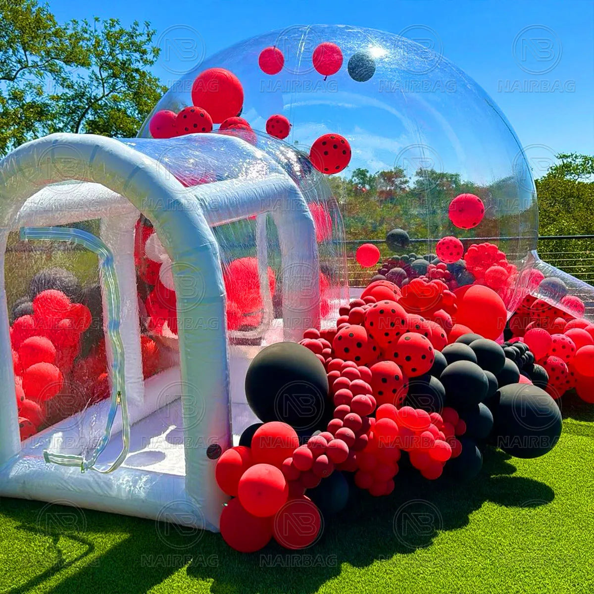 Bubble Hiouse Inflatable Tent Outdodr Yard Fun Wedding Party Portable 0.55mm PVC Inflatable Bubble Tent With Accessories