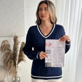 Hot Sale Twisted Women's Sweater Cashmere V Neck Lady Knitted Sweater Pullover Sweater Casual Customization for Ladies