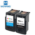 MoYang Compatible for CANON PG210 CL211 Ink Cartridge for MP240 MP250 MP260 MP270 MP280 MP480 MP490 MP495 IP2700 IP2702 Printer