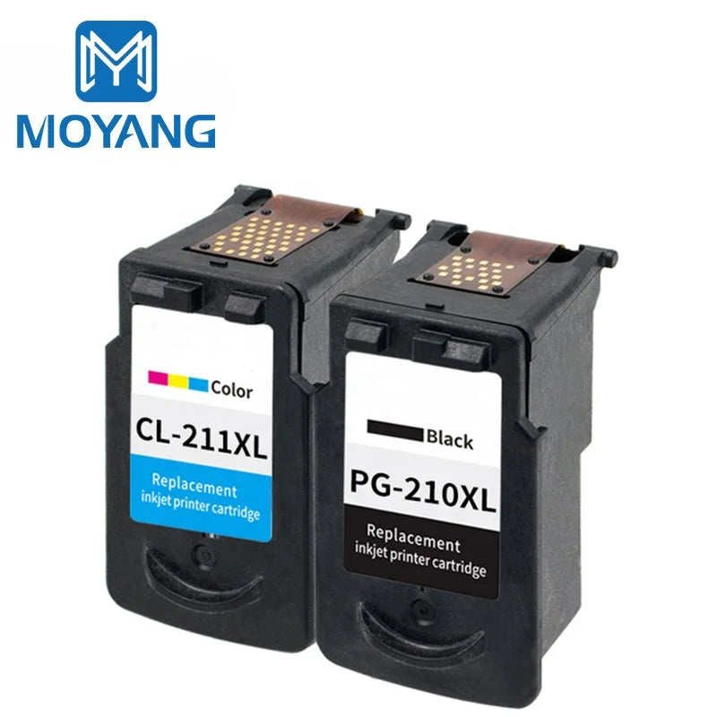 MoYang Compatible for CANON PG210 CL211 Ink Cartridge for MP240 MP250 MP260 MP270 MP280 MP480 MP490 MP495 IP2700 IP2702 Printer