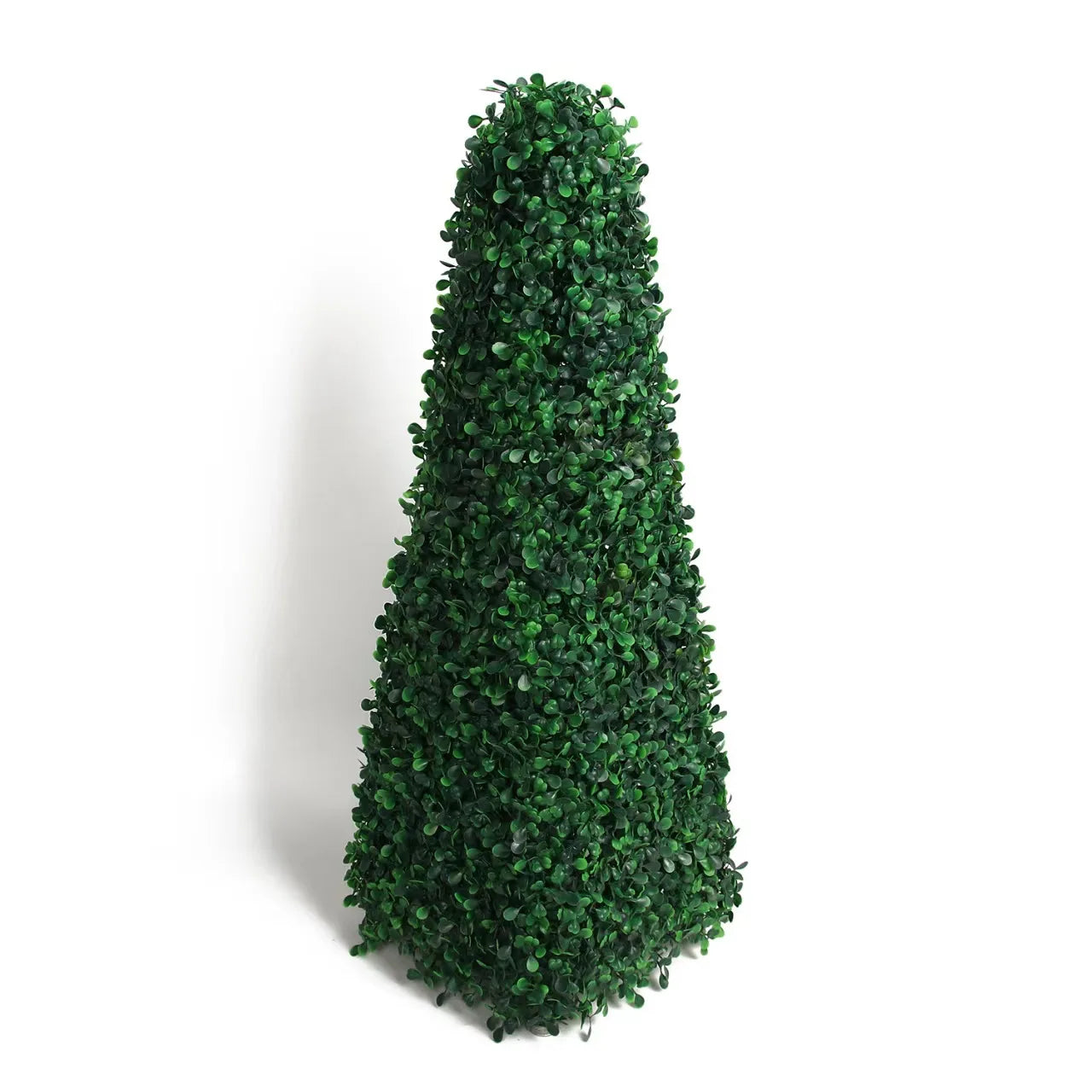 Artificial Boxwood Triangular Trapezoid Stand Topiary Tree for Home and Garden Design Backyard Balcony Garden Wedding Home Decor