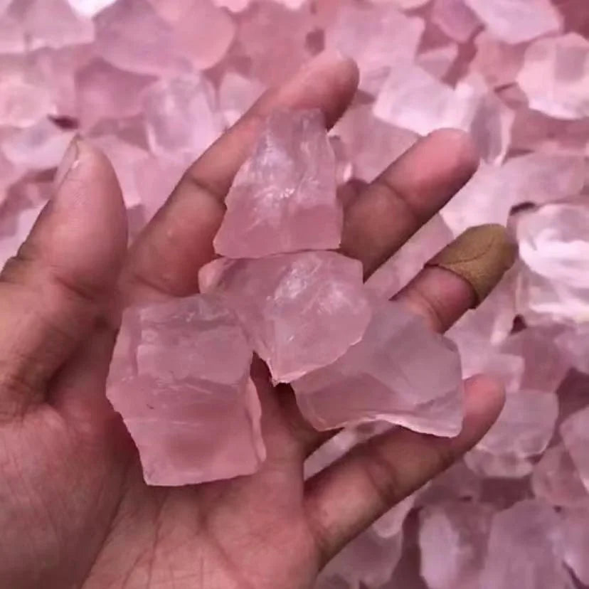 Natural Rough Stone Raw Rose Quartz Mineral Crystal Quartz for Sale
