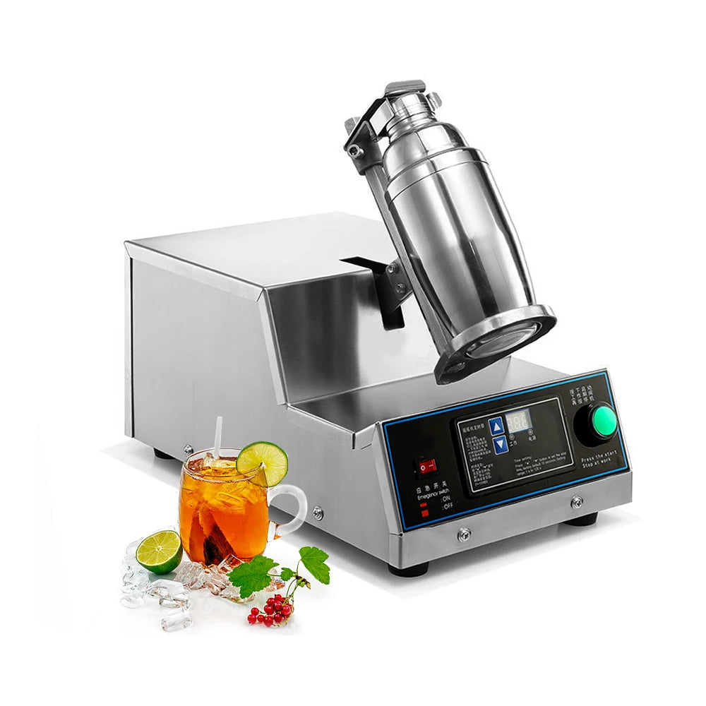 Commercial Use 110v 220v Electric Auto Boba Tea Bubble Tea Shaking Machine Horizontal Type Single Cup Milk Tea Shaker Machine