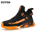 GUYISA Fashion Safety Shoes Outdoor Sports Chaussures De Securite Safety Shoes Steel Toe Work Boot Construction