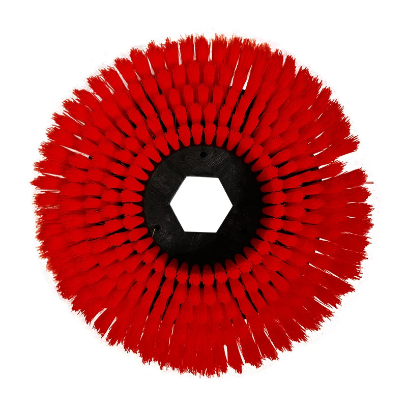 Floor Cleaning Machine Red Nylon Disc Brush
