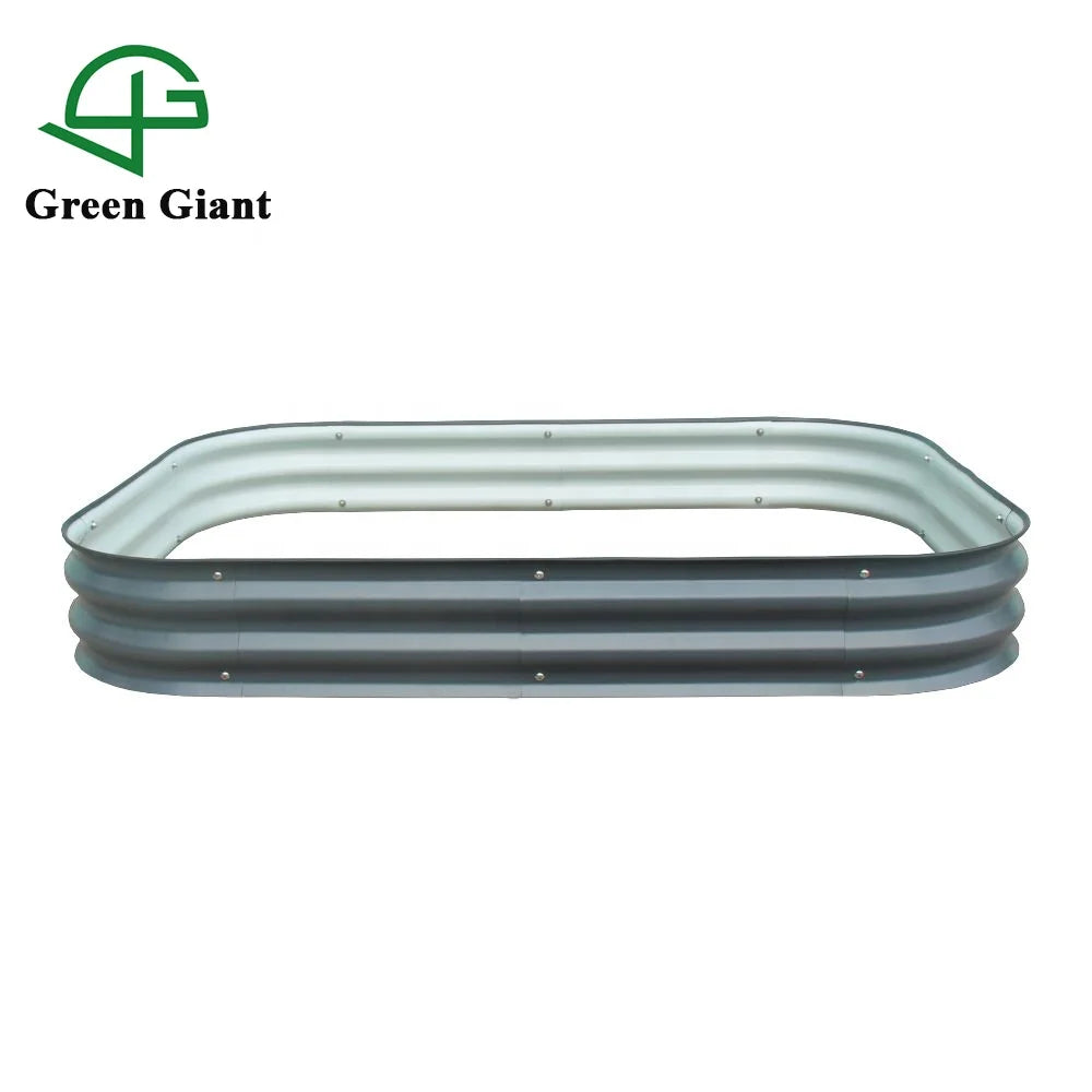 Huizhou Green Giant 8'' Tall 6N1-8 Metal Modular Corrugate Raised Garden Bed