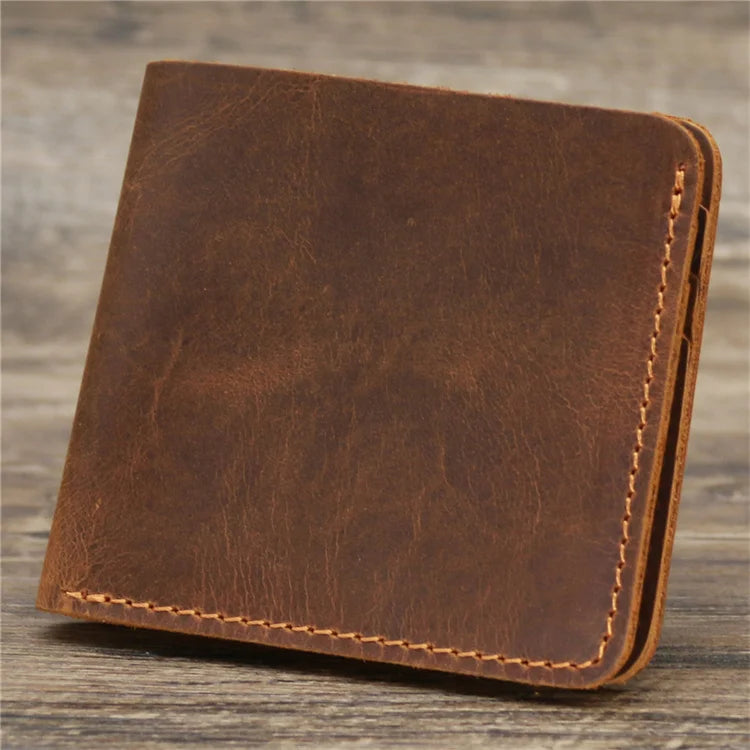 High Quality Minimalist Original Leather Wallets for Men Personalized Genuine Leather Wallet