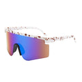 DLX9322 Windproof Sports Sunglasses 2021 Viper Fashion Sport Sunglass for Men One Piece Lens Custom Shades
