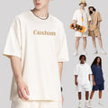 Heavyweight Oversize Solid 100% Cotton T-Shirts for Men Personnalis Custom Digital Printed Unisex Tshirts Bulk Tee t Shirts