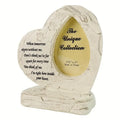 Hot Sale Memorial Heart Photo Frame Resin Plaque with Engraved Poem & Paw PrintVintage Style Pet Loss Remembrance Gift