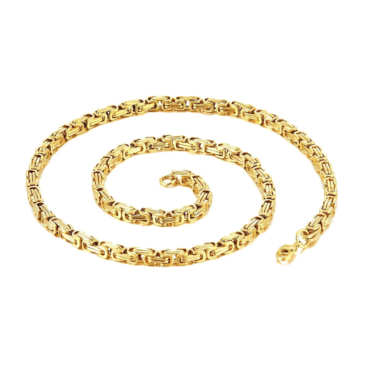Hot Selling Necklace Men's Stainless Steel Thick Handmade Chain