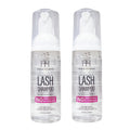 Customized logo 60ML Eyelashes Shampoo Lashes Extension Cleaner Kit With Lash Foam Brush and Mascara Wand