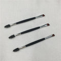 Custom Private Label Double-ended Eyebrow Brush Spiral Mascara Wands Eyelash Brush Low MOQ