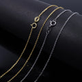 Wholesale NEW Fashion 16 18 Inch 1.1mm Italian S925 Silver Chain Sterling Flat O Cross Link Chains Necklace Oval Shape Necklaces