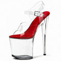 8 Inch Crystal Platform Sandals Model Special High Heels Exotic Dancer Boots Female Wedding Nightclub 20cm Pole Dance Shoes New