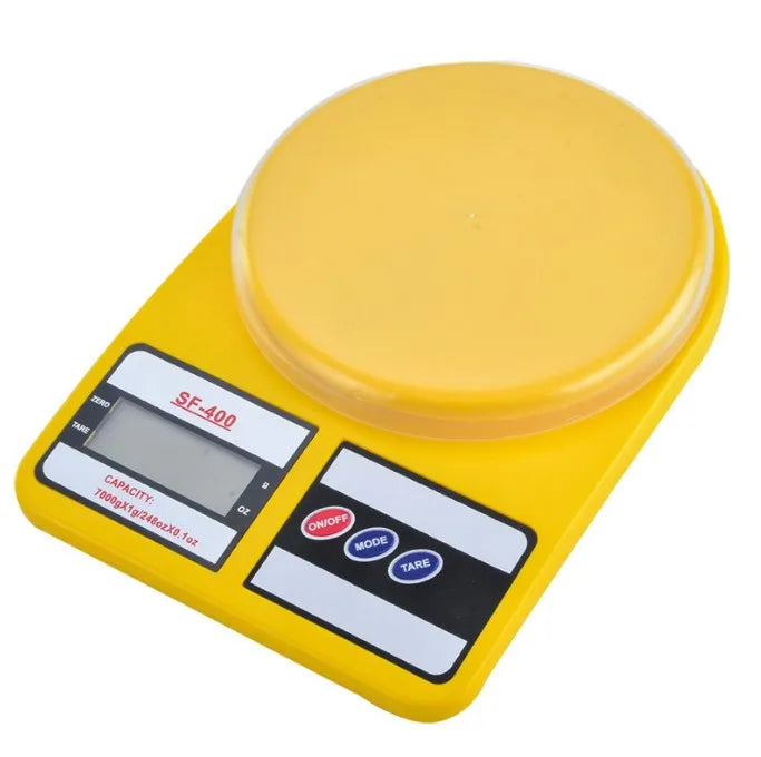 SF400 Digital Kitchen Scale Popular 10KG/1g Household Weight Meter Various Color Options Battery Powered