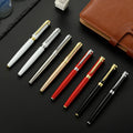 OEM Business Pen Set 6 Colors Vip boss for Wedding Gift Beautiful Metal Gel Ink Pen Suit with Custom Logo Commercial Gifts Pen