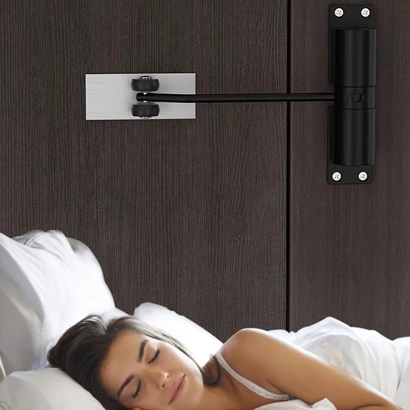Stainless Steel Surface Mounted Door Closer Easy to Install Adjustable Automatic Door Closer