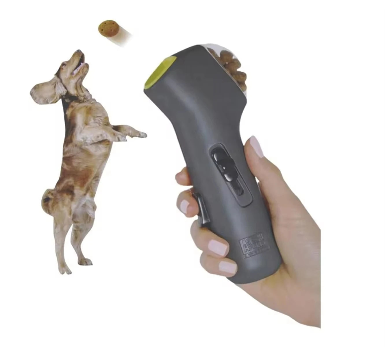 Pet Treat Launcher Dog Food Catapult Dog Stuff Puppy Snack Shooter Feeder Pet Training Dispenser Toys Dog Interactive Toys