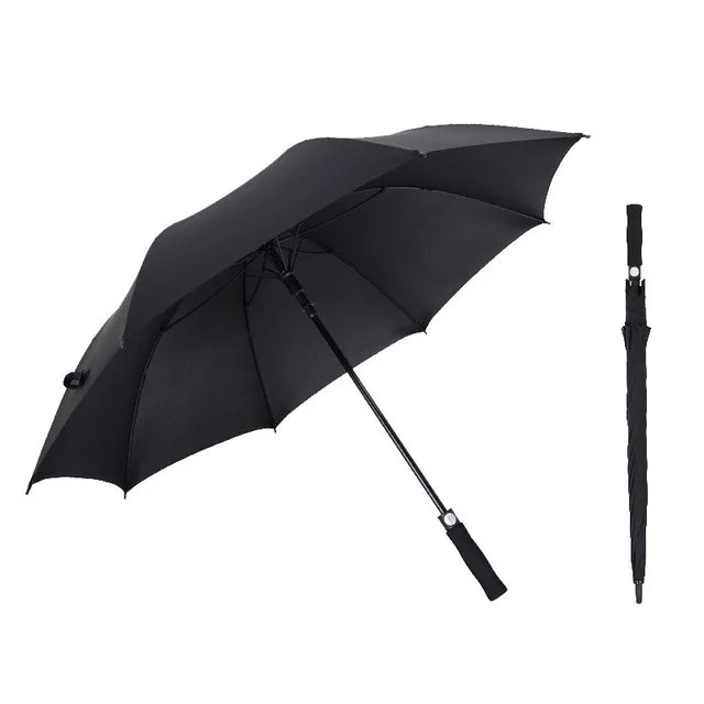 LOTUS Recycle Series Custom Logo Auto Open Straight Golf Umbrella EVA Handle Solid Color Modern Design Manual for Advertising