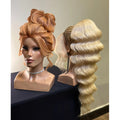 Wholesale Price Europe Face Training  Mannequin  Head With Hair Shoulder for Hairdresser