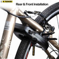 ETOOK Bike Bicycle Lock Easy to Install Anti-theft 2 Keys Horseshoe Bicycle Wheel Bike Frame Lock