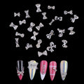3D Gold Metal Alloy Designer Luxury Brand Name Charm Nails Bulk