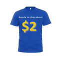 Ready to Ship Unisex 100% Cotton T-Shirt Custom with New Logo Silk Screen Printing Blank Solid 180g Sizes S~5XL $2