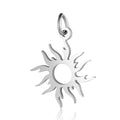 Pandahall Sun 201 Stainless Steel Pendants Charm Jewelry