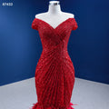 Jancember RSM67433 Sexy Off the Shoulder Sequins Ruffles Party Wedding Mermaid Dress