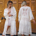 Beach Blouse Rayon Embroidered Dress Holiday Cardigan Sun Protection Shirt Casual Bikini Dresses
