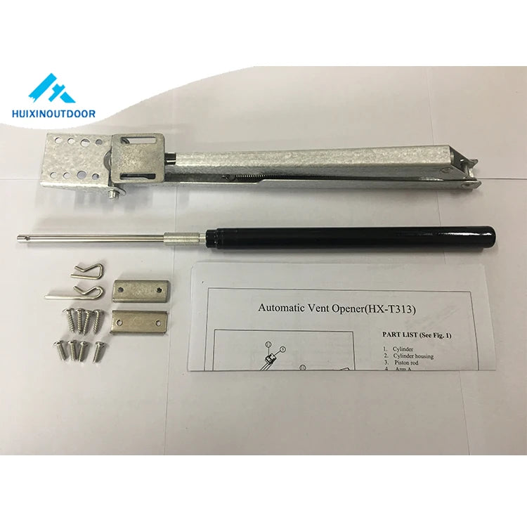 Modern Design Tuya Aluminium Solar Casement Vent Sliding Louvre Greenhouse Sky Window Opener Automatic Chain Fashion Chain