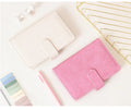 wholesale leather journal notebooks a6 budget binder planner pu leather mini journal notebook