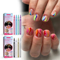EELHOE Waterproof Nail Polish Pens Quick Dry Diy Abstract Lines Painting Nail Art Graffiti Pens Set 4packs Nail Dotting Pens Kit