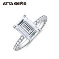 Fine Jewelry 3.5carats 10*7mm Emerald Cut D Color VVS Moissanite Elegant Design Party Engagement Wedding Gift for Women