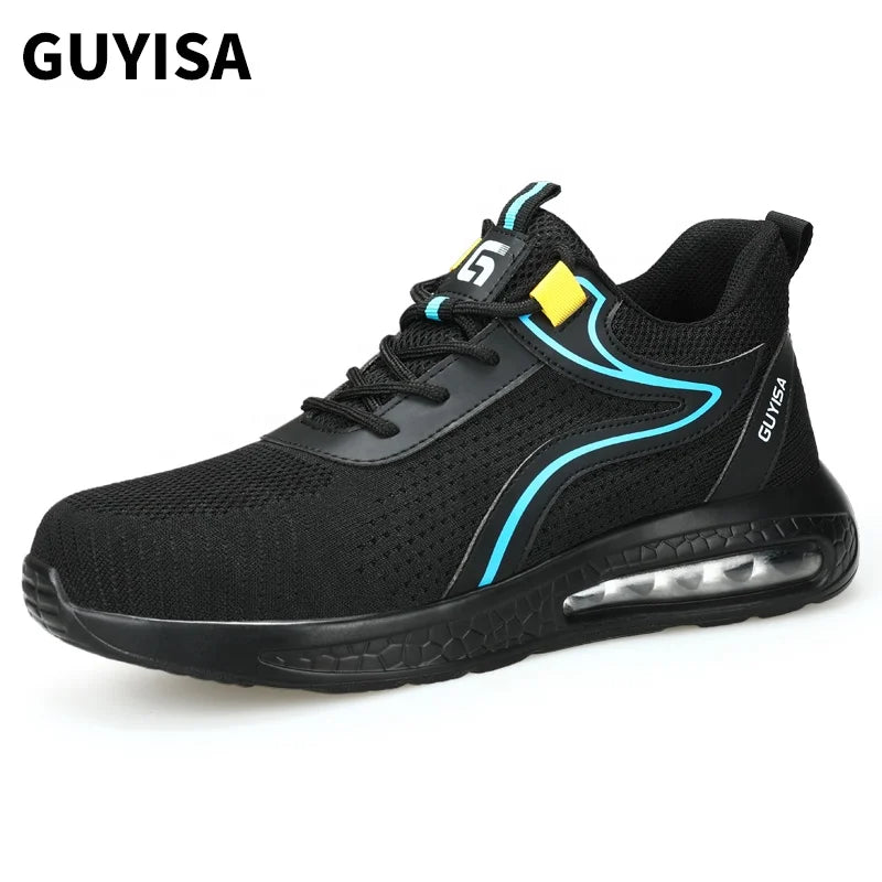 GUYISA European Standard Steel Toe Safety Shoes Light and Breathable for Factory Use in Winter