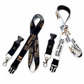 Woven Neck Phone Sublimated Printed Logo Detachable Breakaway Polyester Custom Lanyard