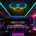 Best Seller High Power Atmosphere Rgb Hexagon Light for Ktv Private Room Disco Nightclub Party